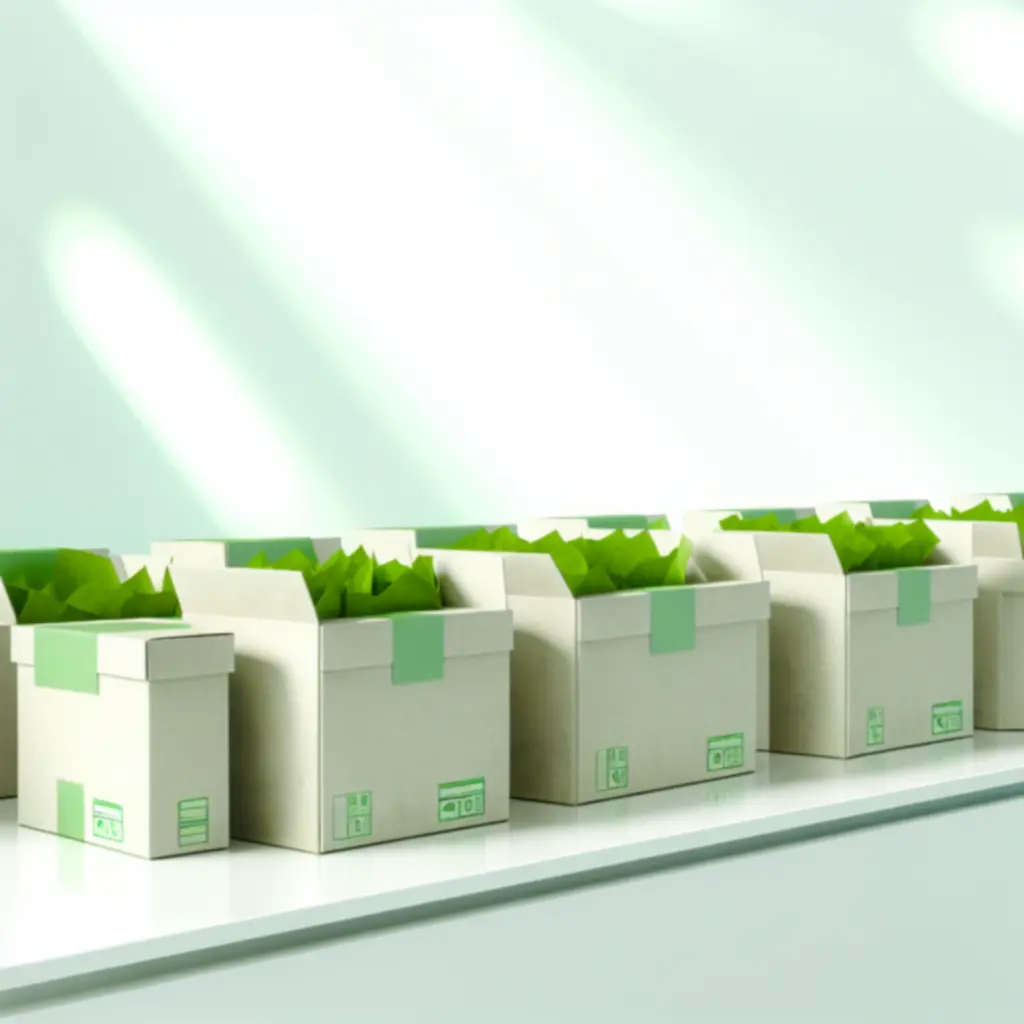 Ekologiczne pakowanie kartonów i pudełek