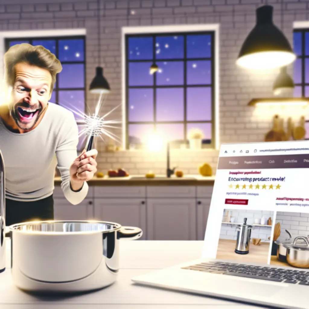 Panel z opiniami klientów o produktach